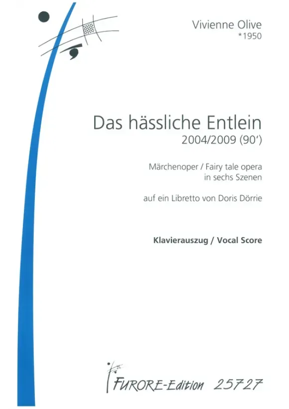 Furore Edition Das hässliche Entlein Märchenoper Partitur