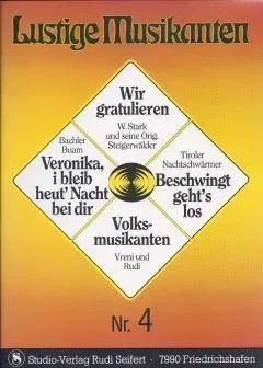 Studio-Verlag Rudi Seifert Lustige Musikanten 4 C-Stimme B-Ware