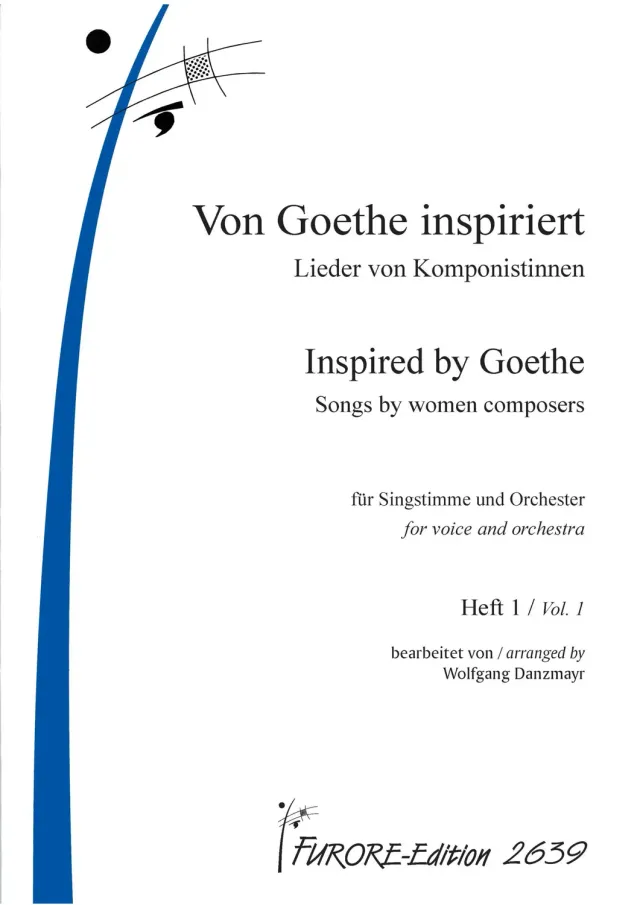 Furore Edition Von Goethe inspiriert Heft 1 Mietmaterial Gesang und Orchester