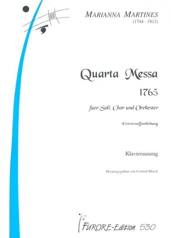 Furore Edition Quarta Messa Partitur Soli Chor Orchester