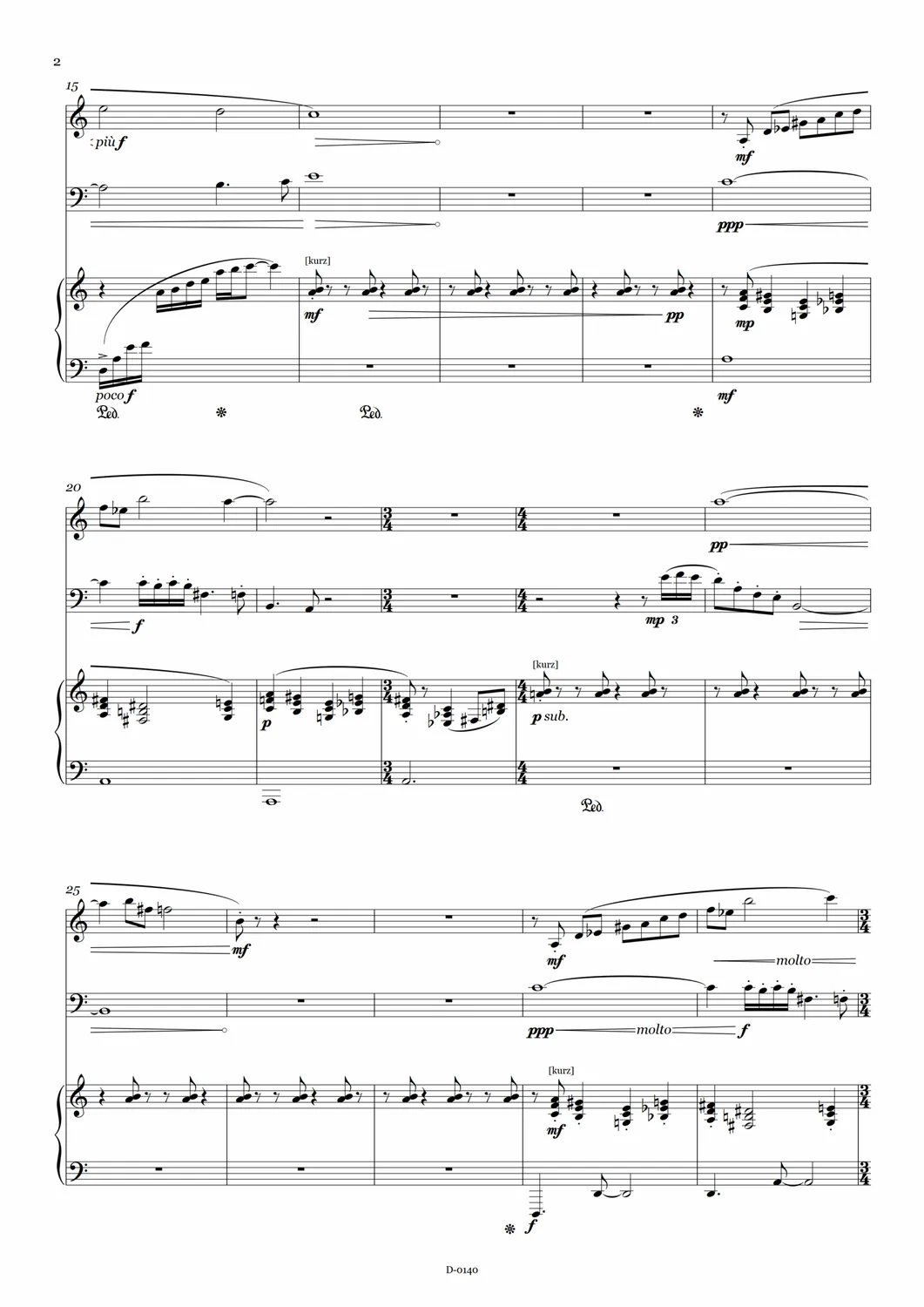 Are Musik Verlag Schultheiss trrrio Trio-Noten Saxophon