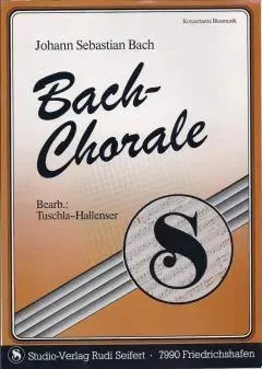 Studio-Verlag Rudi Seifert Bach-Chorale Blasmusiknoten B-Ware Mittelstufe