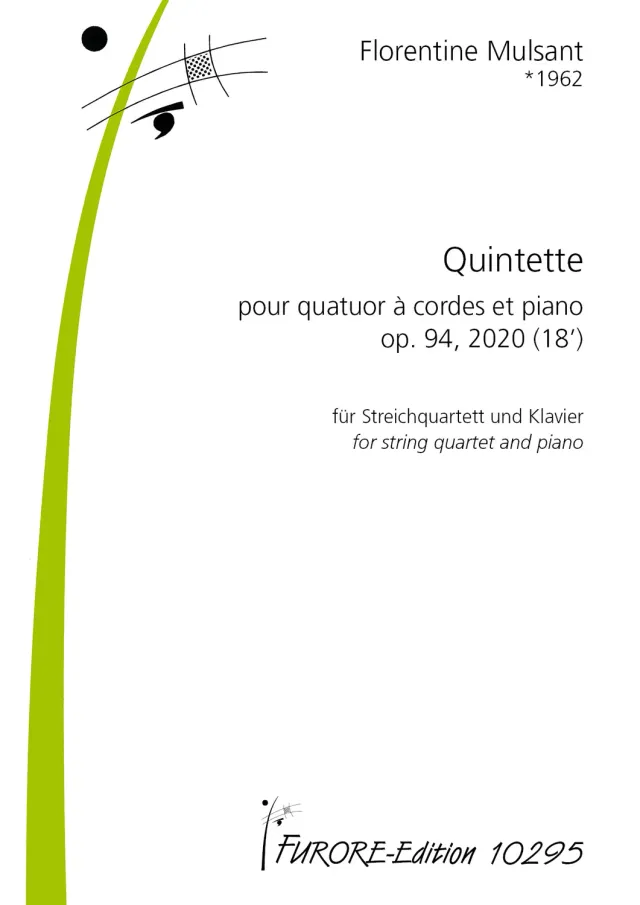 Furore Edition Quintette op. 94 Klavierquintett Noten