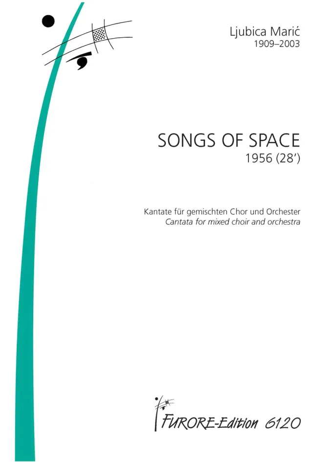 Furore Edition Songs of Space Partitur Chor Orchester