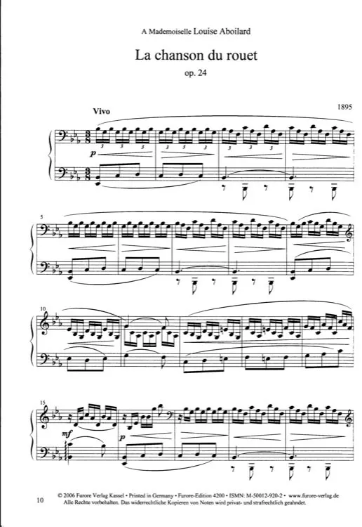 Furore Edition Vol. 03: Pieces pittoresque et poetiques B: 1895 – 1905 Klaviernoten