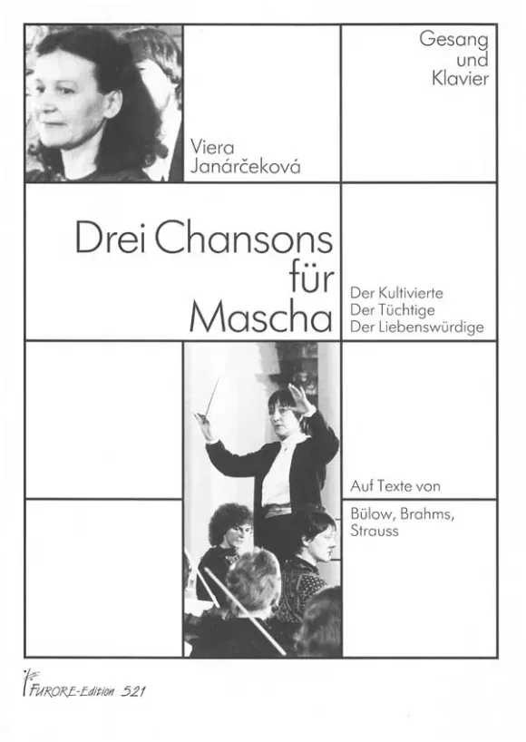 Furore Edition Drei Chansons für Mascha Noten für Singstimme und Klavier