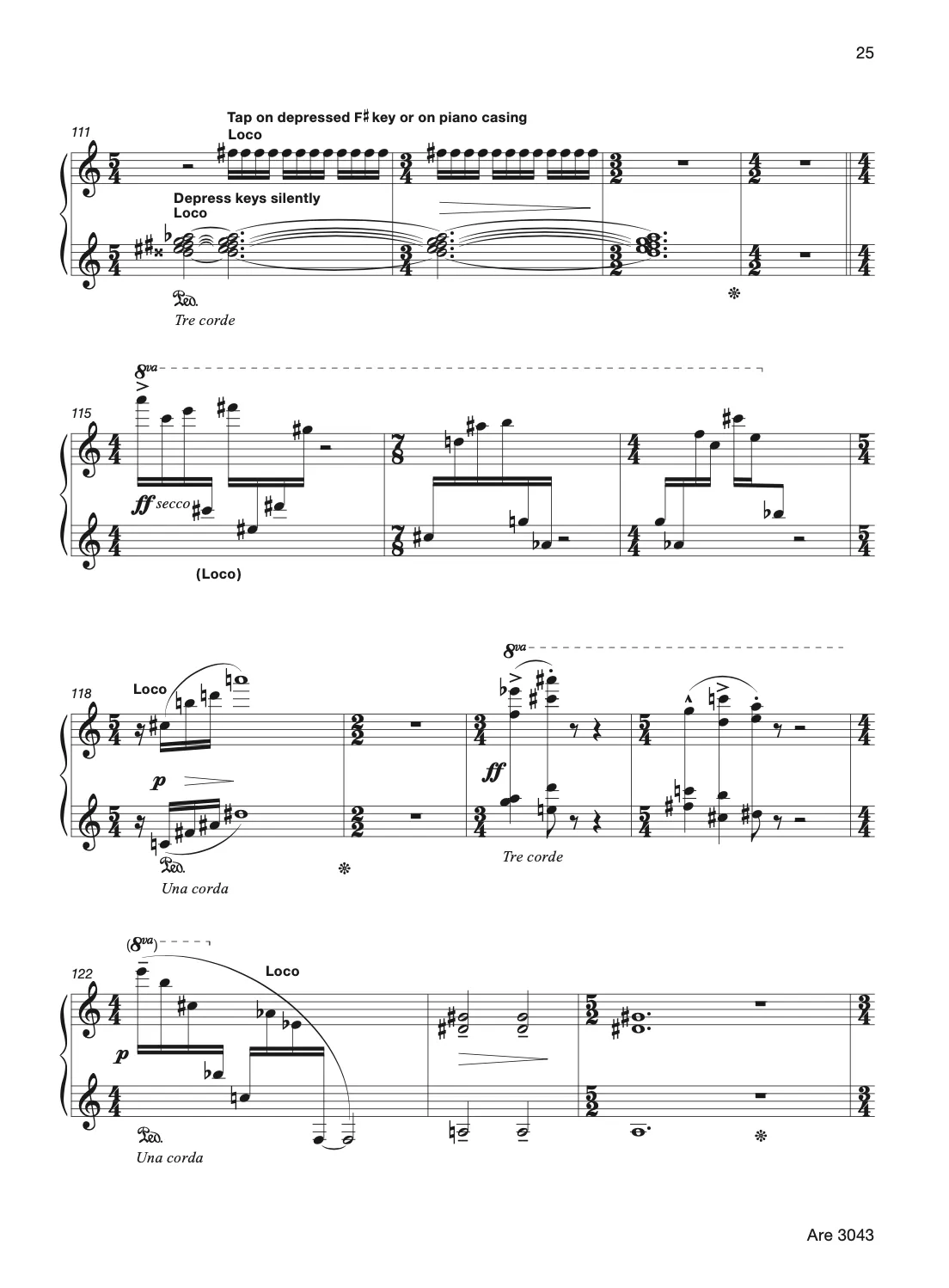 Are Musik Verlag Lost Landscapes Klaviernoten 1964-1996