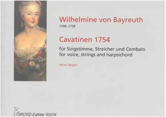Furore Edition Cavatinen Partitur für Singstimme und Streicher