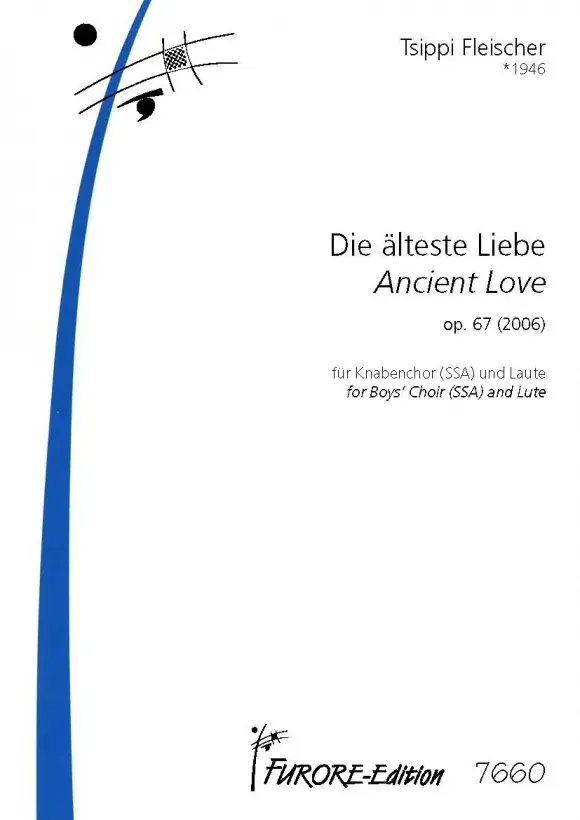Furore Edition Die Älteste Liebe Knabenchor Laute Partitur