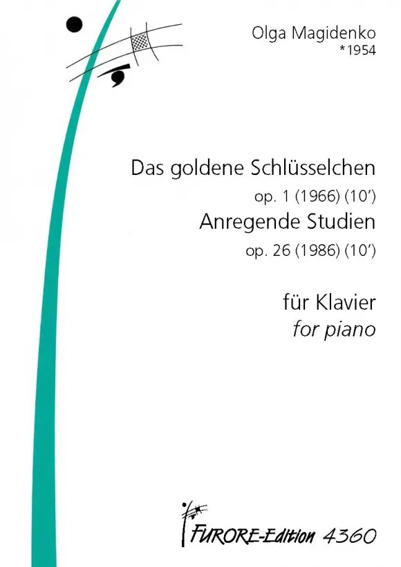Furore Edition Das goldene Schlüsselchen op. 1 / Anregende Studien op. 26 Klaviernoten