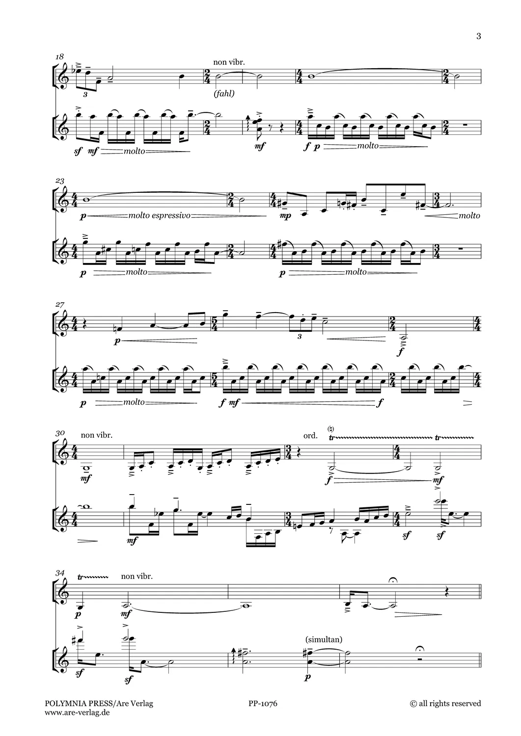 Are Musik Verlag Schultheiss Ritornell Violine Gitarre Noten