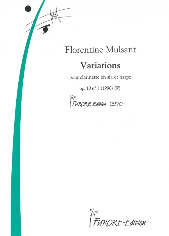 Furore Edition Variationen Partitur Klarinette Harfe