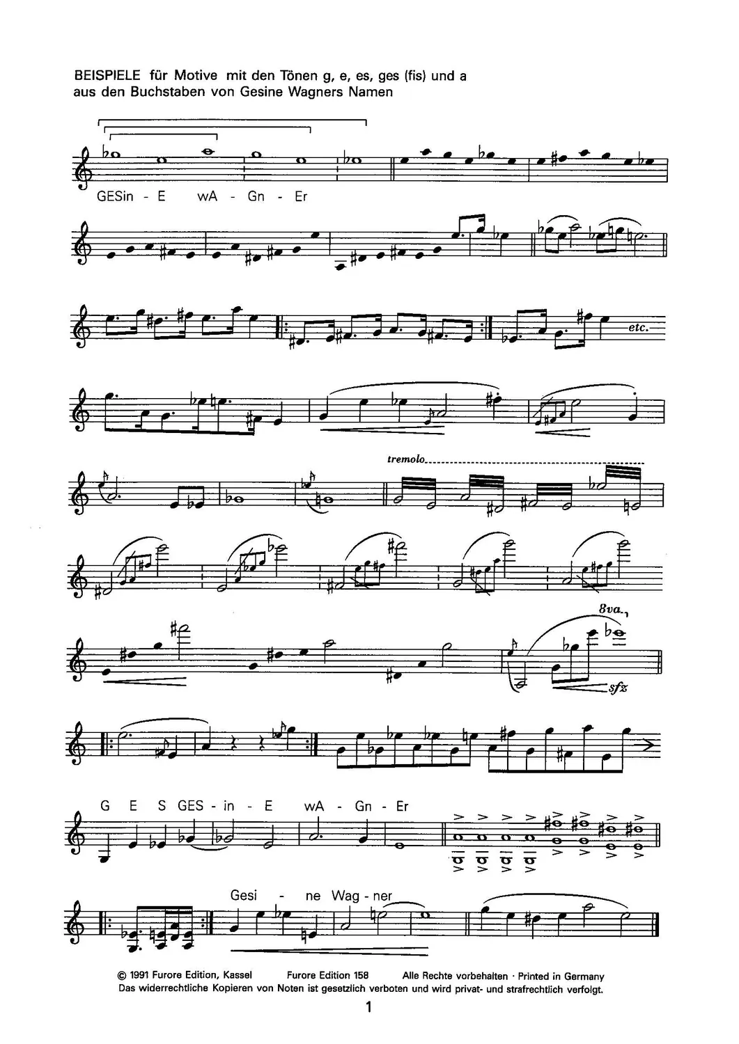 Furore Edition Im Feuer Noten Gemischtes Ensemble