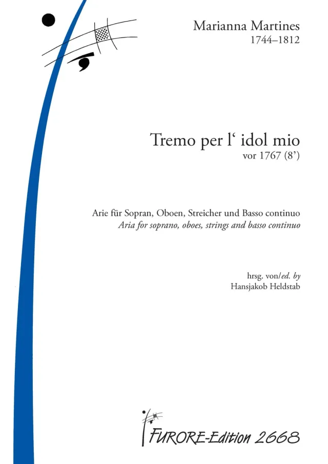 Furore Edition Tremo per l‘ idol mio Arie für Sopran, Oboen und Streicher