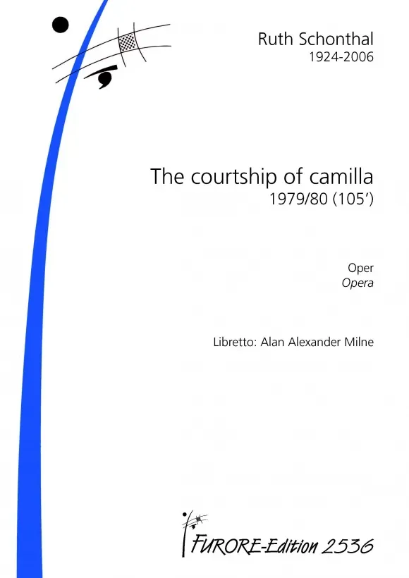 Furore Edition The courtship of camilla Opernpartitur 1979/80