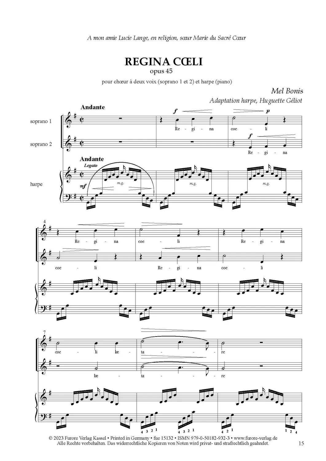 Furore Edition Religious Vocal Works Vol.2 Chornoten 2-3-stimmig
