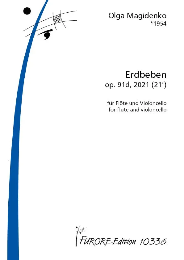 Furore Edition Erdbeben (earthquake) op. 91d für Flöte und Violoncello