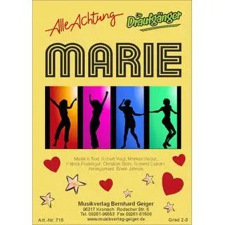 Studio-Verlag Rudi Seifert Marie Alle Achtung Noten Blasmusik Big Band