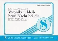 Studio-Verlag Rudi Seifert Veronika i bleib heut Nacht Noten Polka