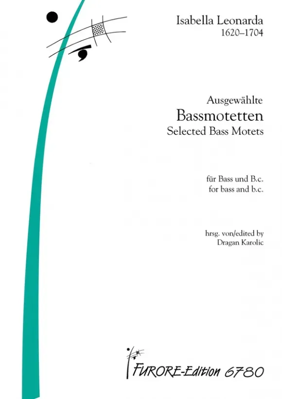 Furore Edition Selected bass motets Partitur für Bass und B.c.