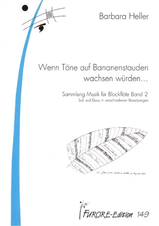 Furore Edition Wenn Töne auf Bananenstauden Noten Blockflöte