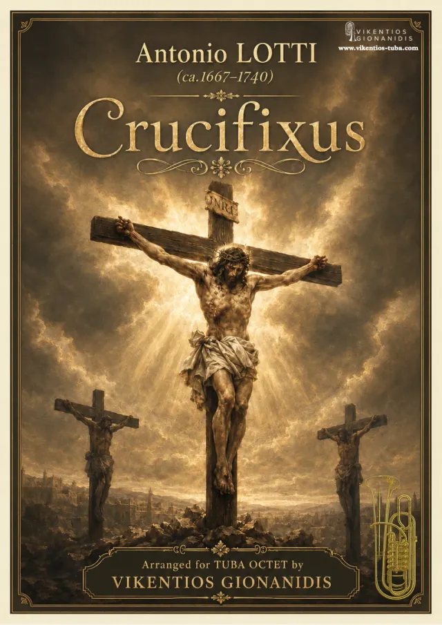 Vikentios Gionanidis Crucifixus Noten Tubaoktett