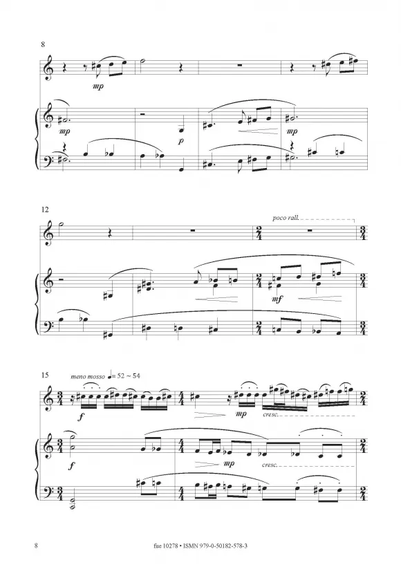 Furore Edition Rhapsodie pour violon et piano op. 85 Noten