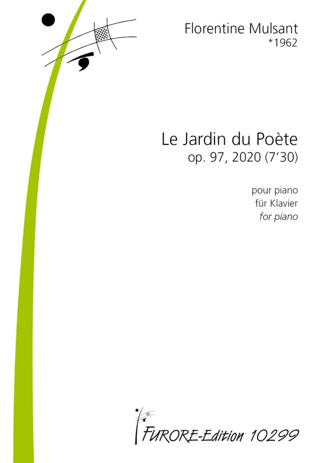 Furore Edition Le Jardin du Poète op. 97 Klaviernoten solo