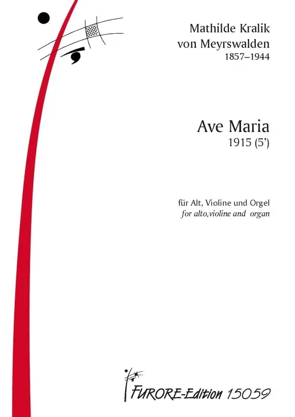 Furore Edition Ave Maria Alt Violine Orgel Noten
