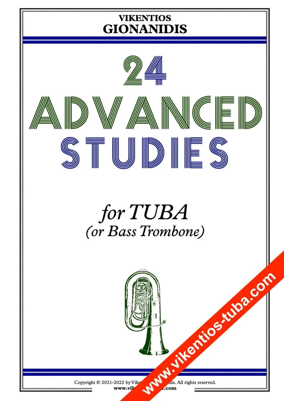 Vikentios Gionanidis 24 Advanced Studies Noten für Tuba