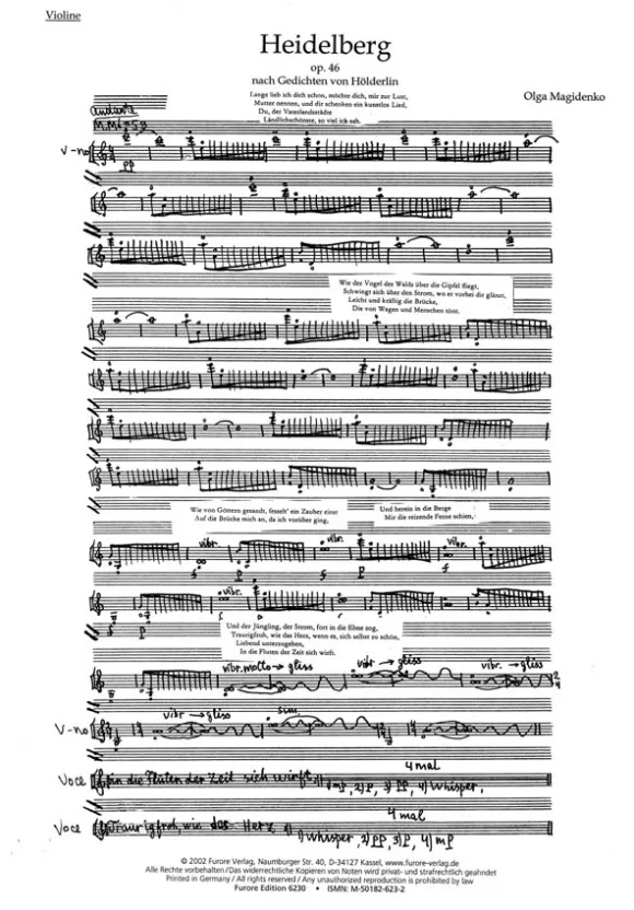 Furore Edition Heidelberg op. 46 Noten Flöte Sprecher