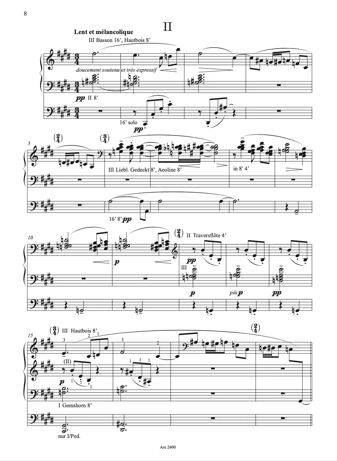 Are Musik Verlag Debussy Preludes II Orgelnoten Wiebusch
