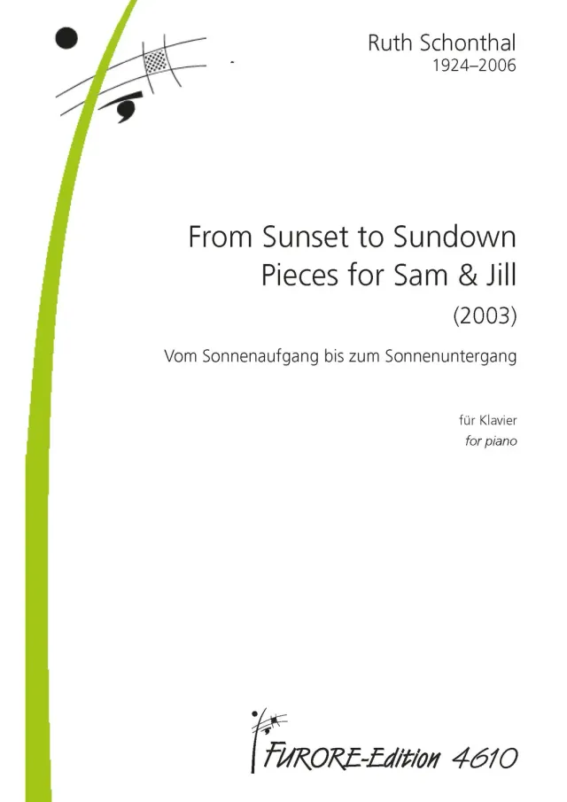 Furore Edition Sunset to Sundown Klaviernoten Sammlung
