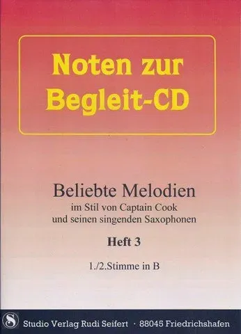 Beliebte Melodien 3 Noten zur Begleit-CD für Trompete