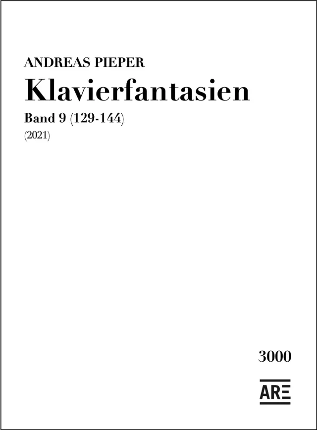 Are Musik Verlag Klavierfantasien Band 9 (129–144) Klaviernoten