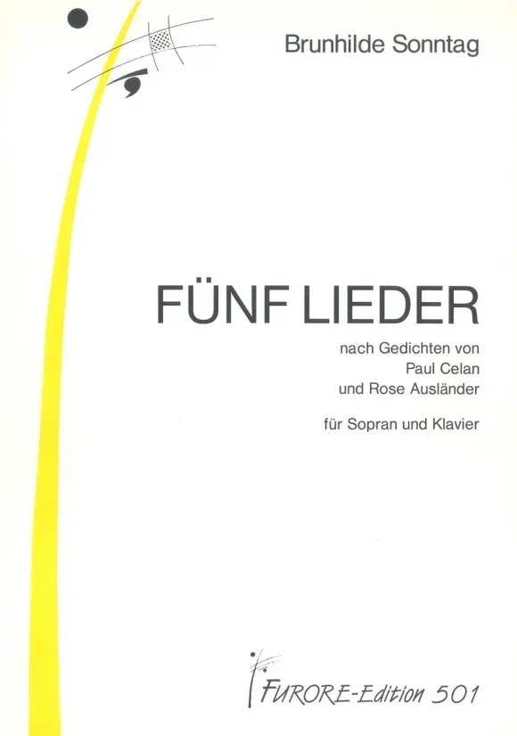 Furore Edition Fünf Lieder Sopran Klavier Noten