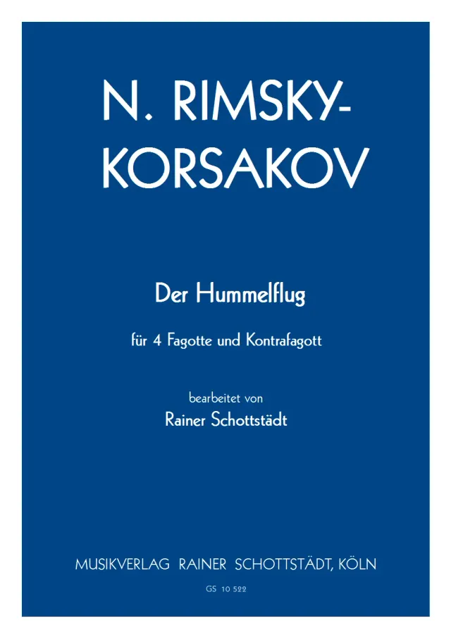 Musikverlag Rainer Schottstädt Der Hummelflug Noten Fagottquintett
