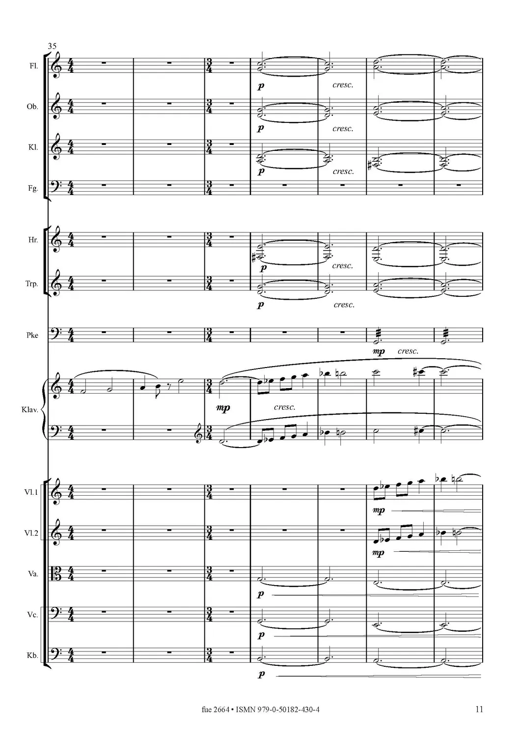 Furore Edition For these I weep Klavier Orchester Noten