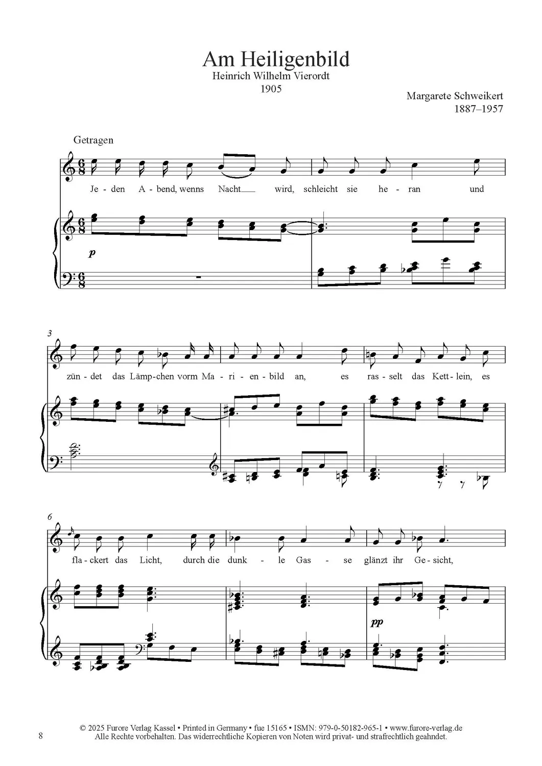 Furore Edition Himmel blaue Tür Vol. 3 Noten Stimme Klavier