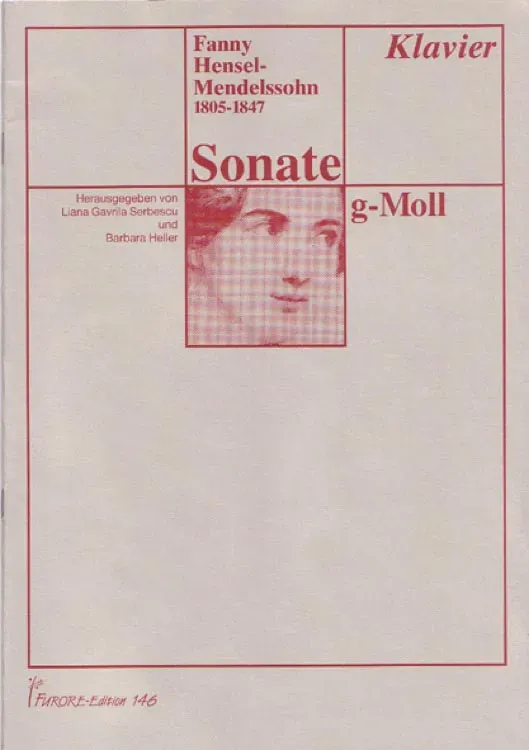 Furore Edition Sonate g-Moll Klaviernoten mittelschwer 1843