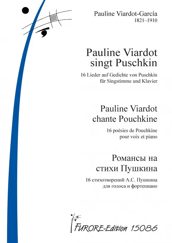 Furore Edition Viardot singt Puschkin Noten Gesang