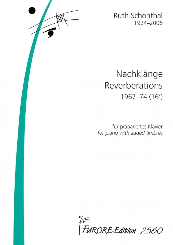 Furore Edition Nachklänge Reverberations Noten Klavier solo