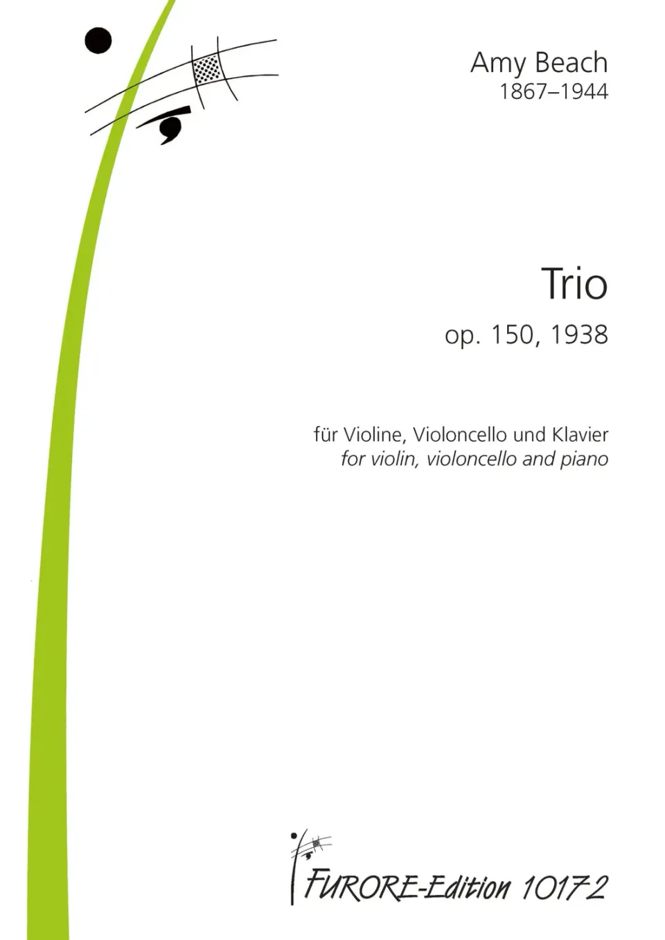 Furore Edition Trio op. 150 Klaviertrio