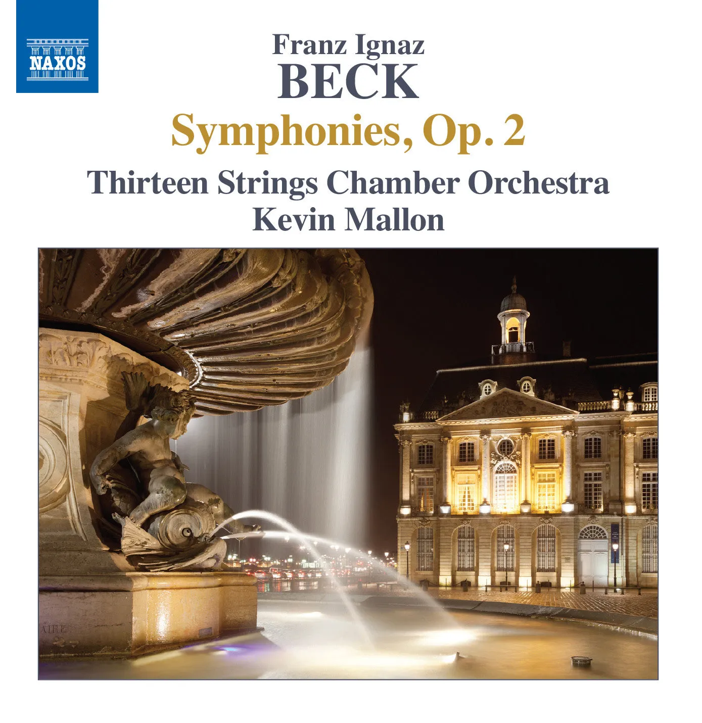 Artaria Beck Symphony in G major Op. 2 No. 5 (Callen 11)