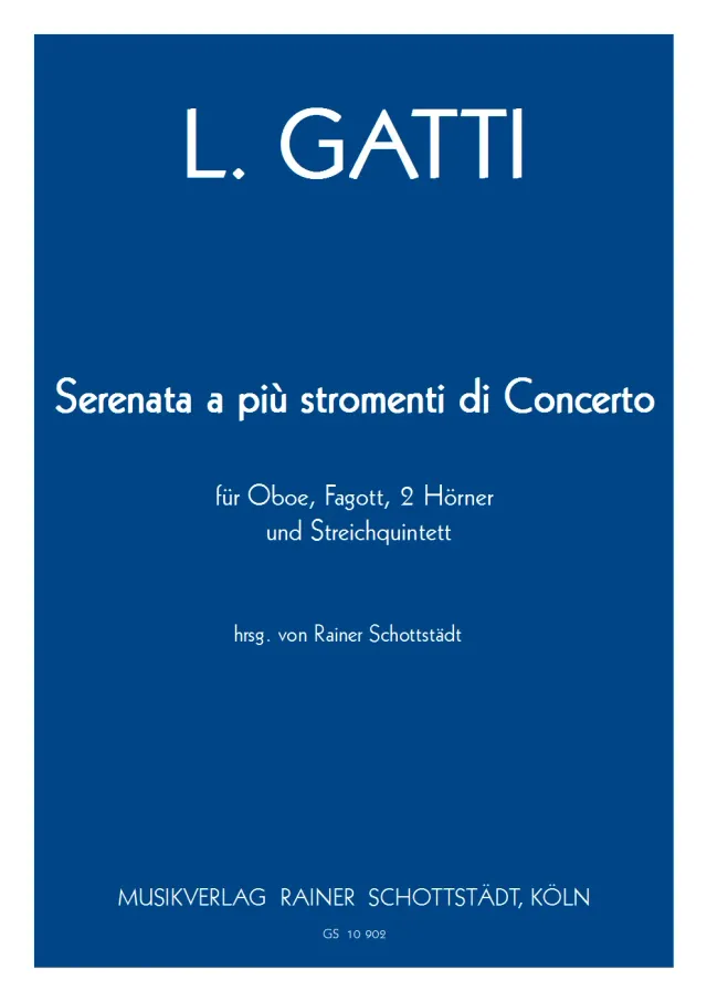 Musikverlag Rainer Schottstädt Serenata a più stromenti Noten für Ensemble