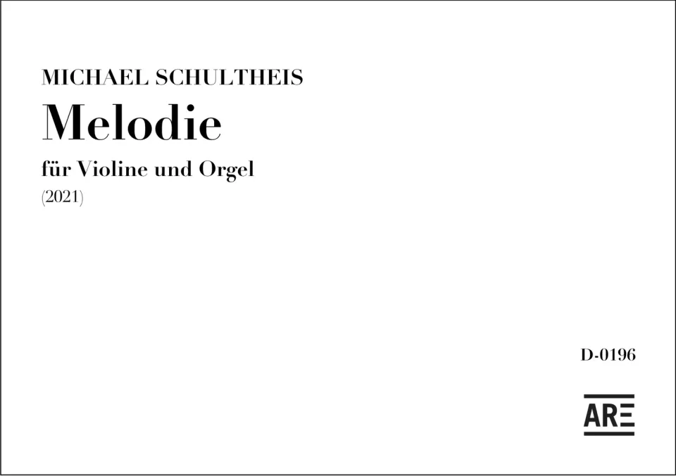 Are Musik Verlag Melodie Noten Violine Orgel
