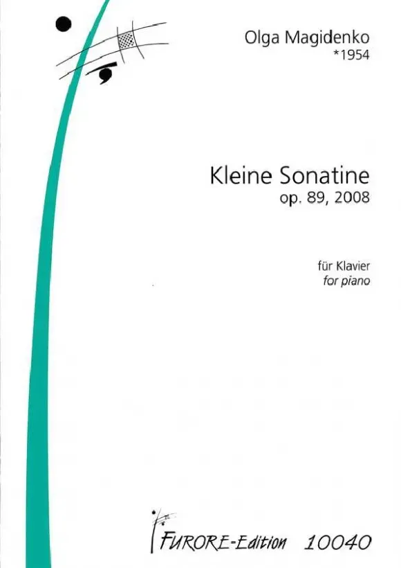 Furore Edition Kleine Sonatine op. 89 für Klavier Partitur