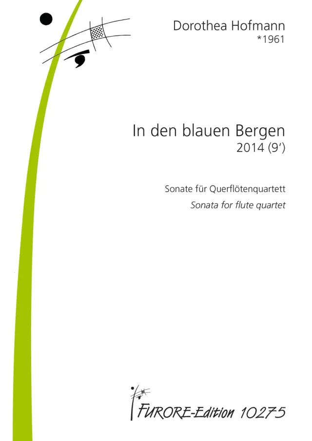 Furore Edition In den blauen Bergen Flötenquartett Noten