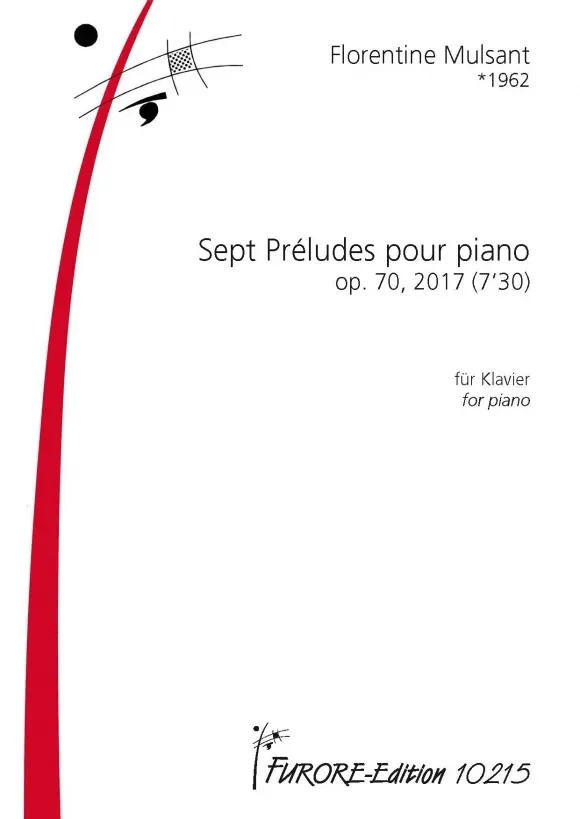 Furore Edition Sept Préludes op. 70 Klaviernoten mittel