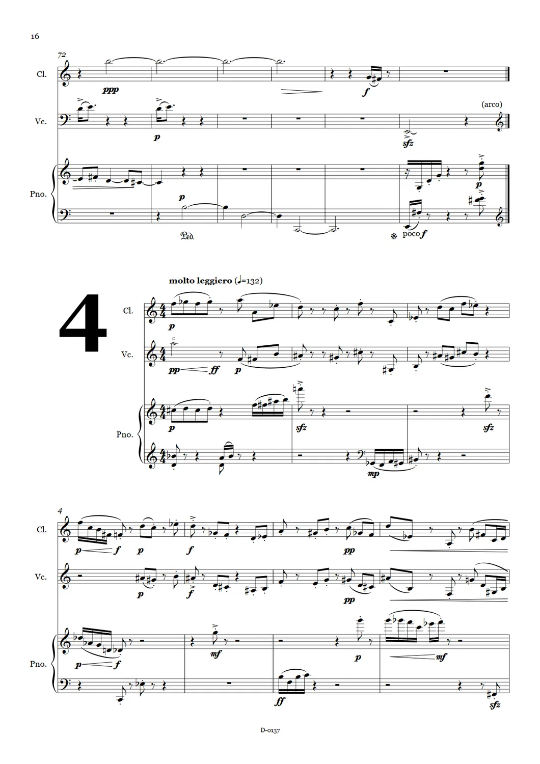 Are Musik Verlag Schultheiss Emphasen Trio Noten Klarinette Cello